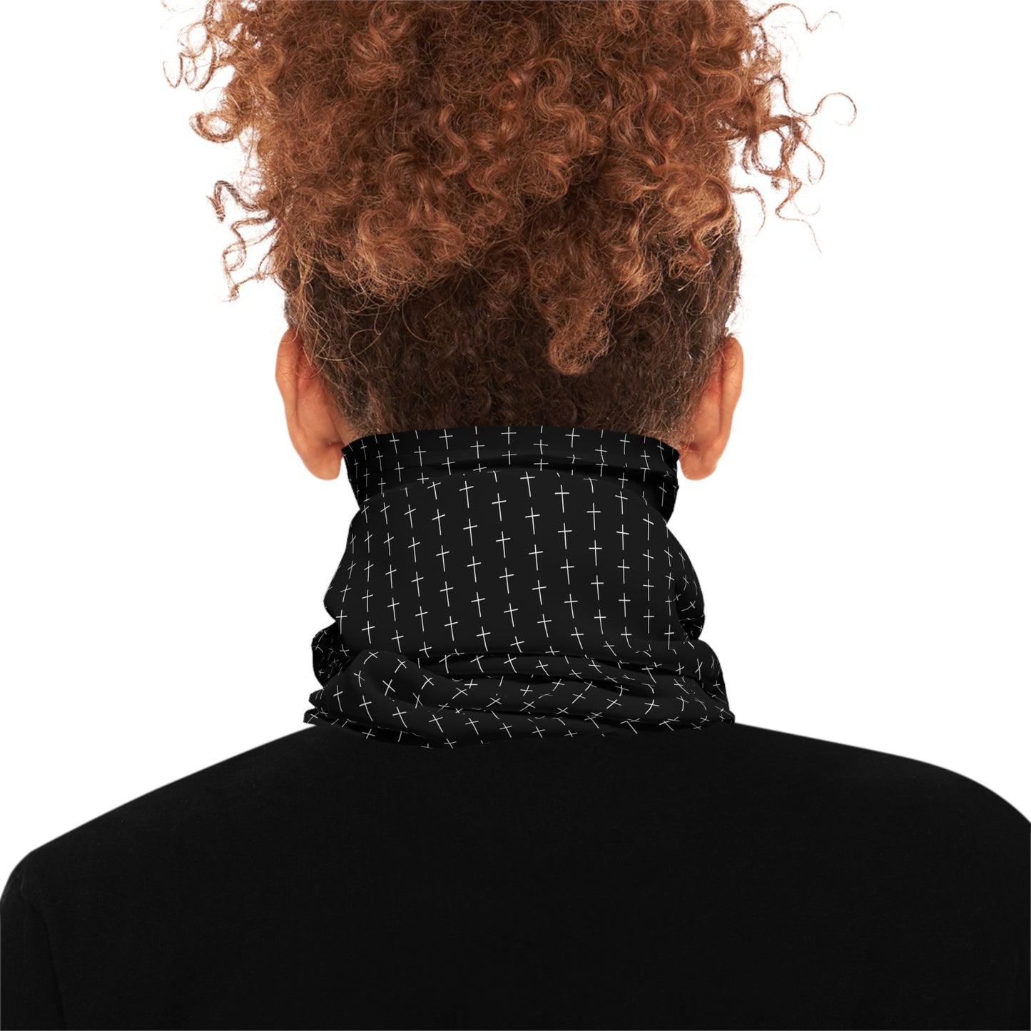 Black Cross Lightweight Neck Gaiter