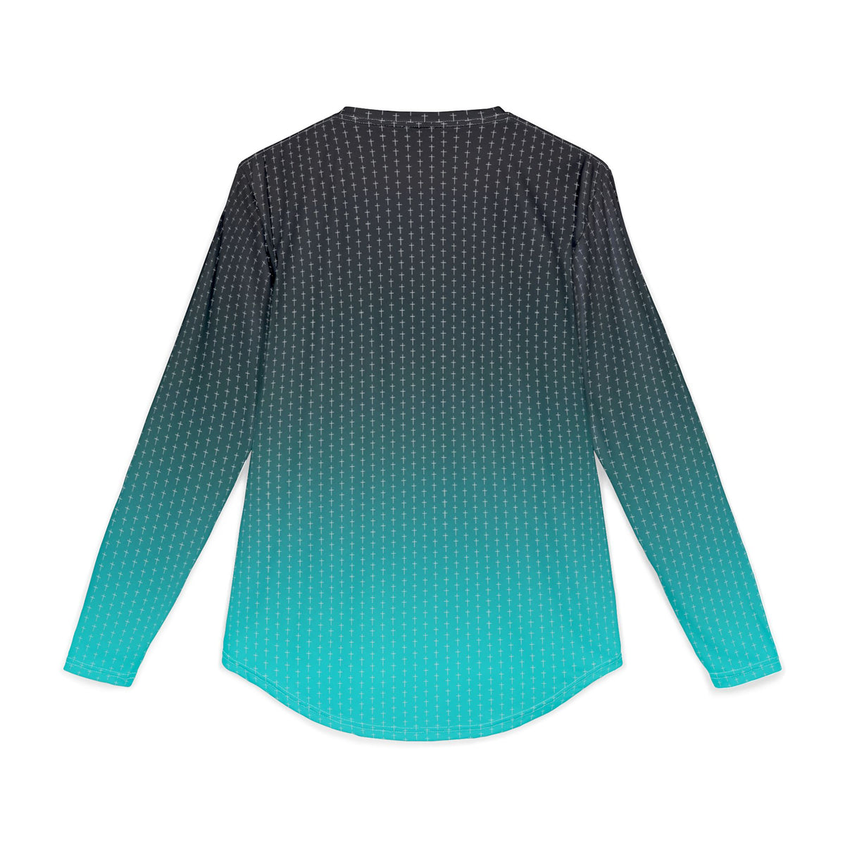 Black Teal Cross Fishing & Outdoor Sun Shirt