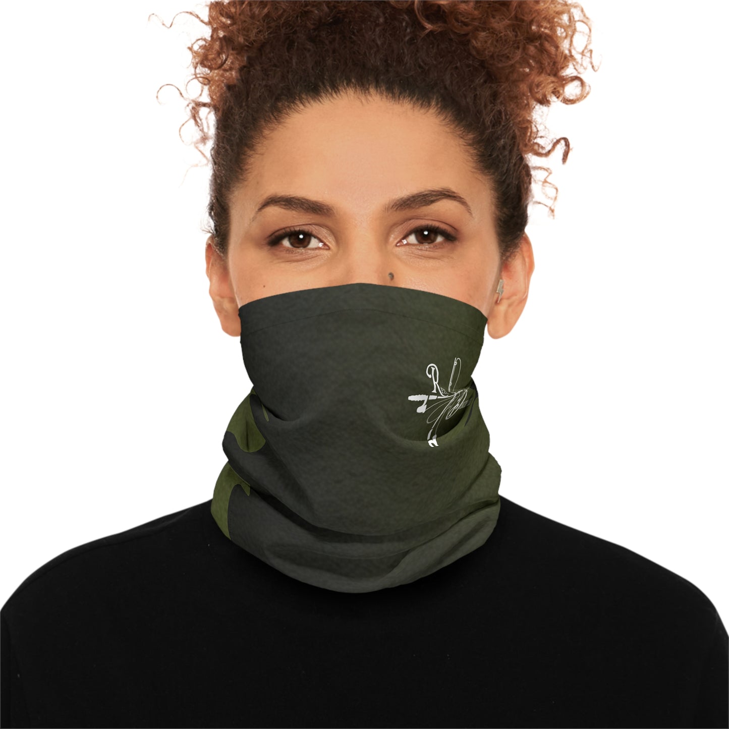 Black Olive Lightweight Neck Gaiter