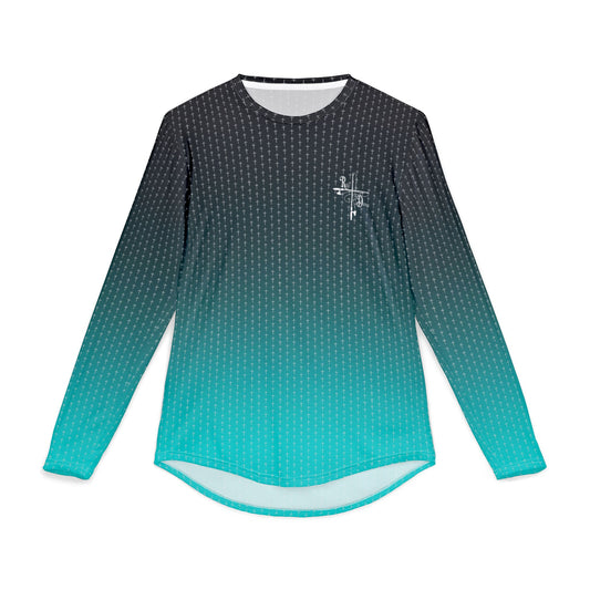 Black Teal Cross Fishing & Outdoor Sun Shirt
