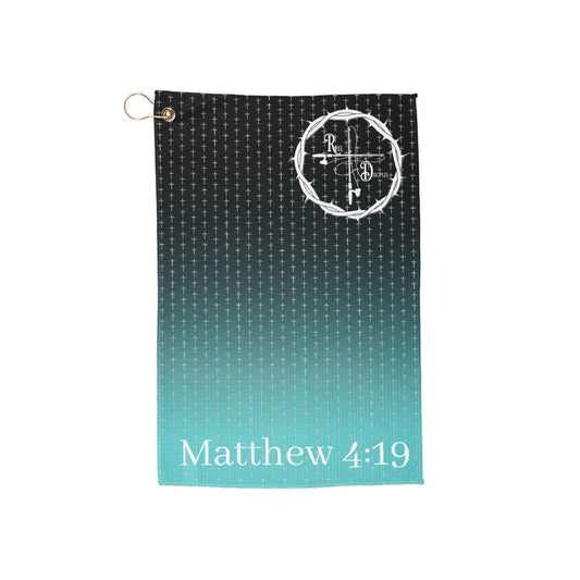 Black Teal Fishing Towel