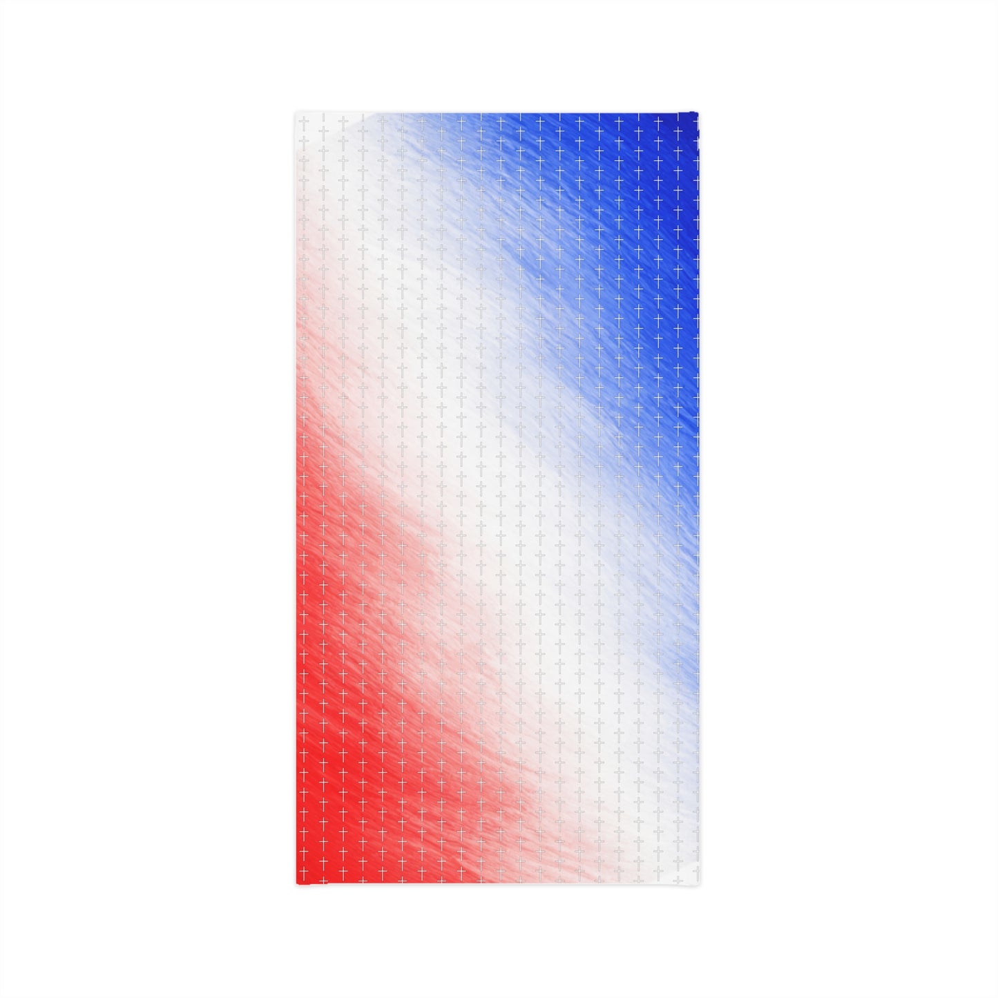 Red White and Blue Cross  Lightweight Neck Gaiter