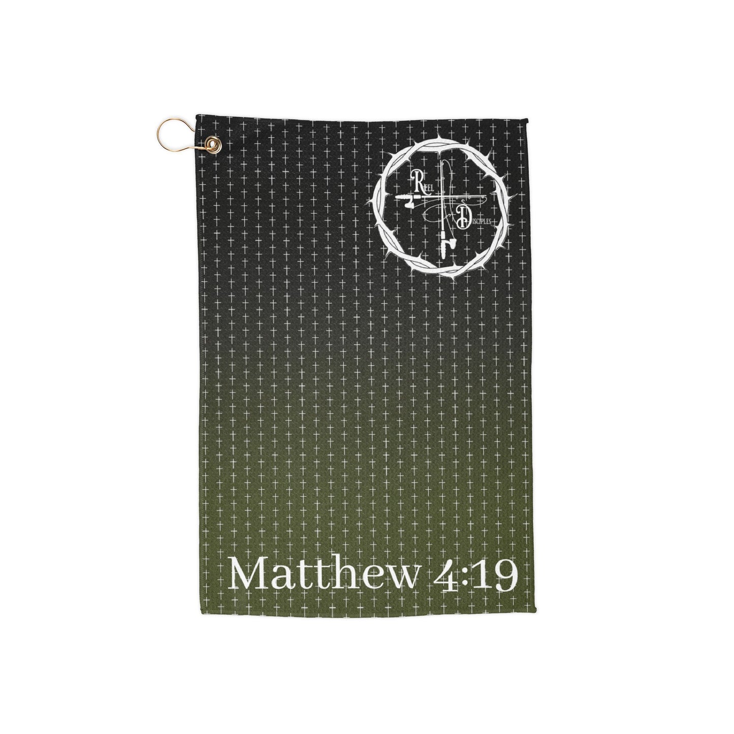 Black Green Fishing Towels