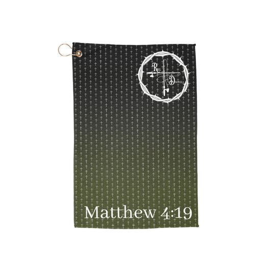 Black Green Fishing Towels