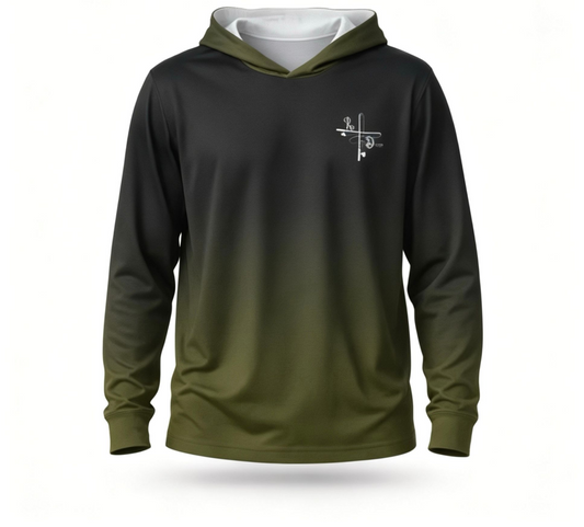 Black Olive Fishing Hoodie